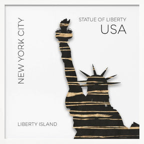 Urban Art NYC Statue of Liberty Poster