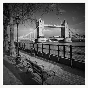 LONDON Thames Riverside &amp; Tower Bridge Poster