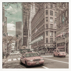 MANHATTAN 5th Avenue | urban vintage style Poster