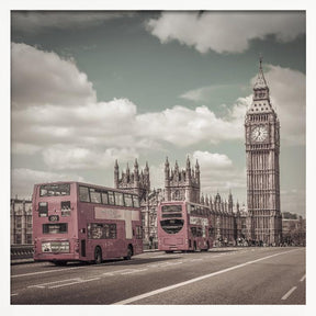 Typical London | urban vintage style Poster