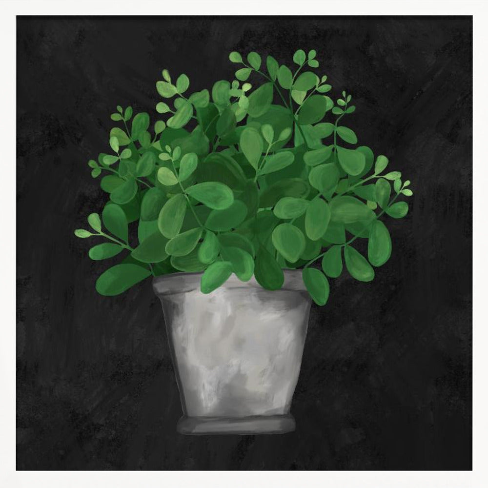 Plant love black Poster