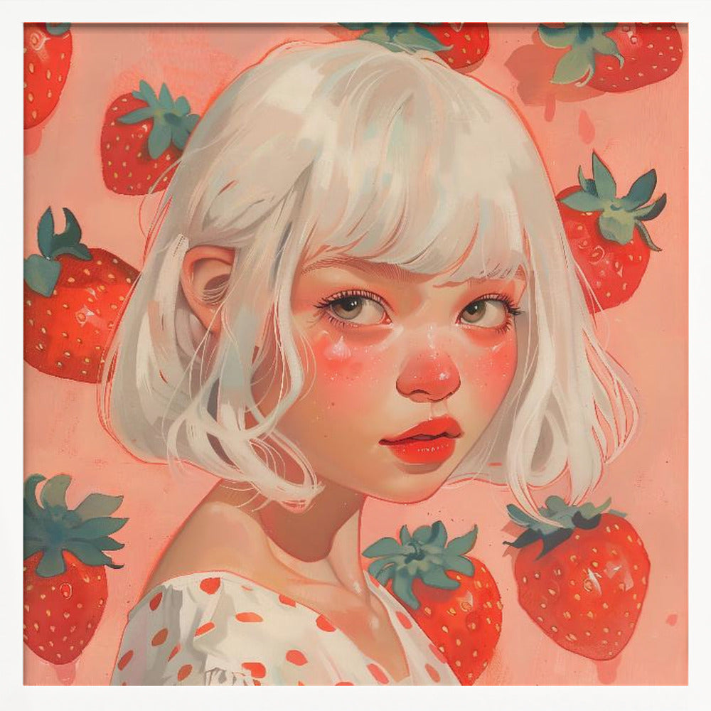 Strawberry Girl One Poster