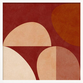 Autumn Mid Century Earthy Poster