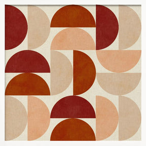 Autumn Mid Century Earthy 6 Poster