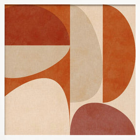 Autumn Mid Century Earthy 4 Poster