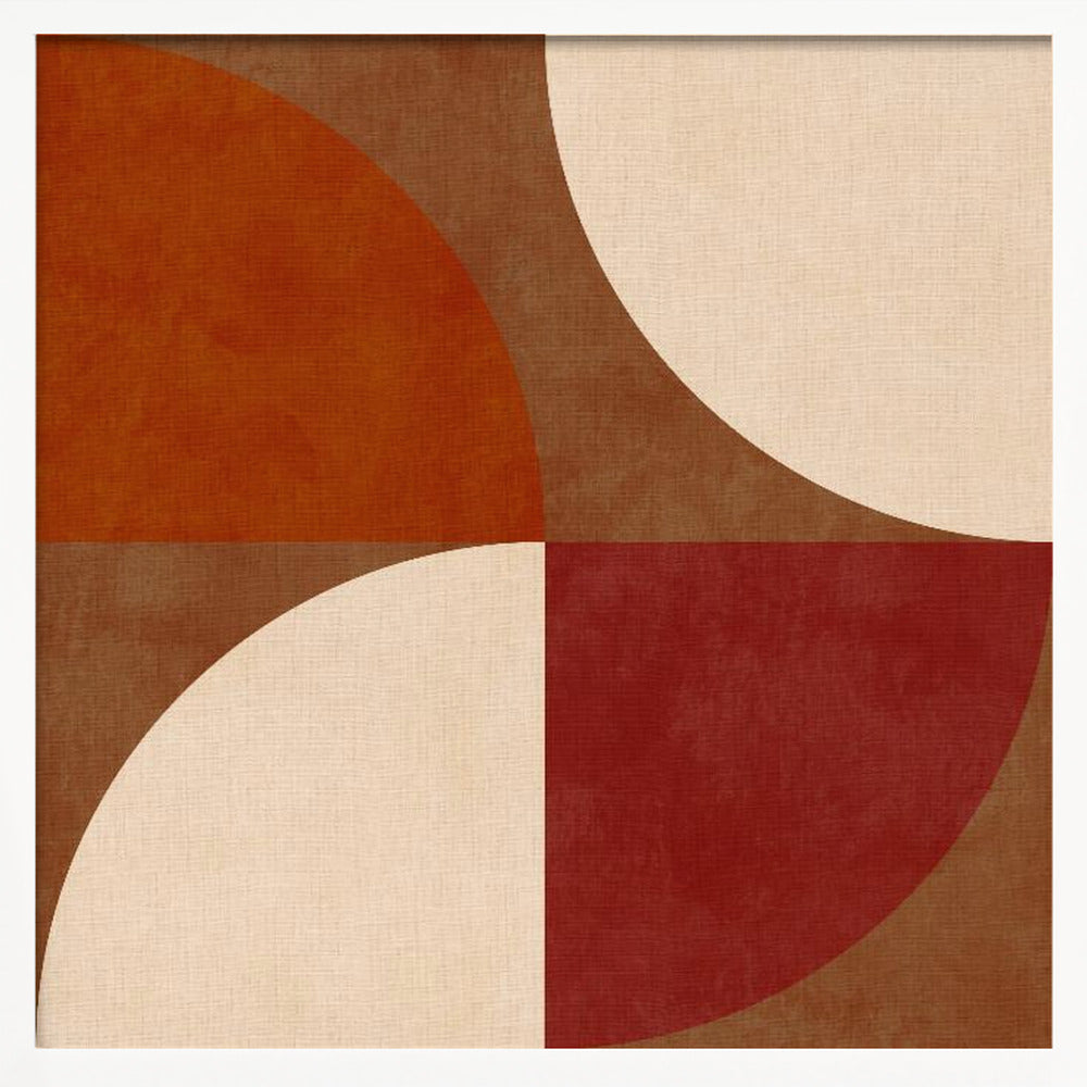 Autumn Mid Century Earthy 13 Poster