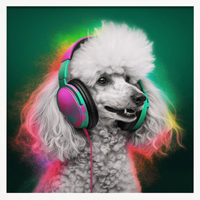 Party Poodle Poster