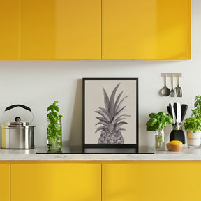 Ink Pineapple Poster