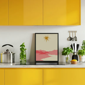 Sunny landscape Poster