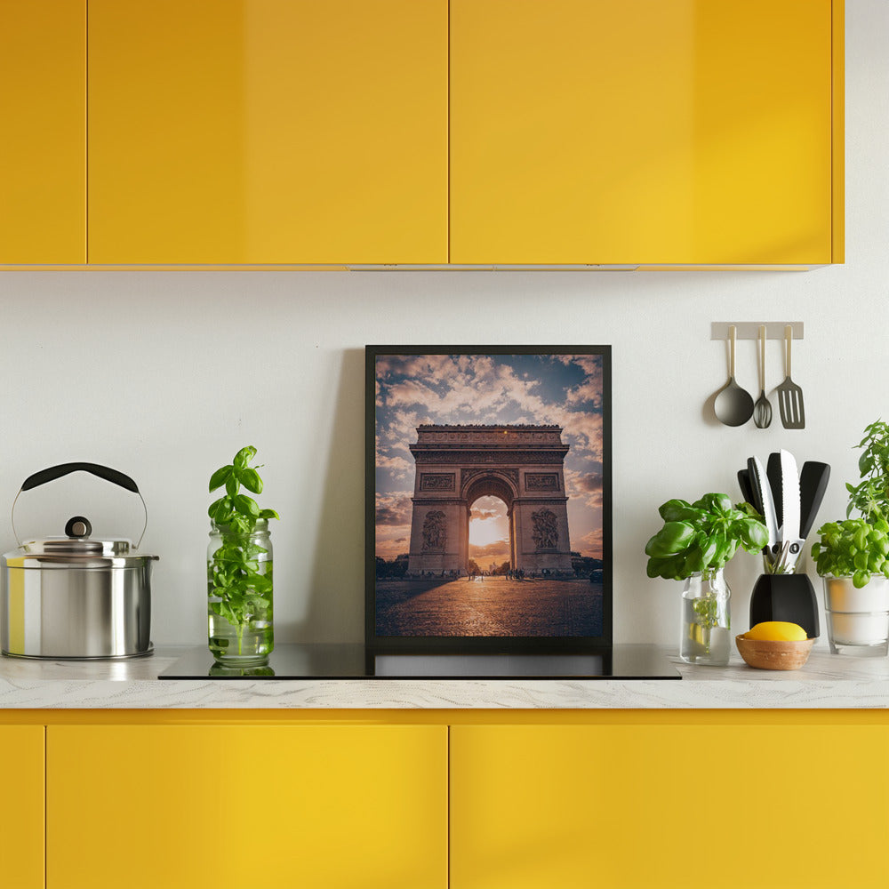 Golden Arc of Paris Poster