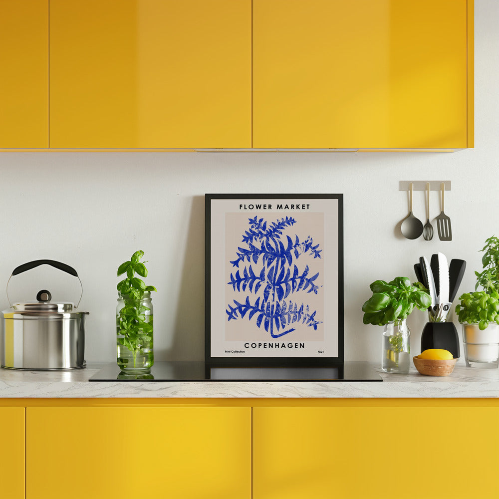 Flower Market. Copenhagen Poster