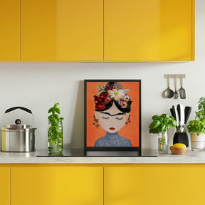 Frida (Orange Version) Poster