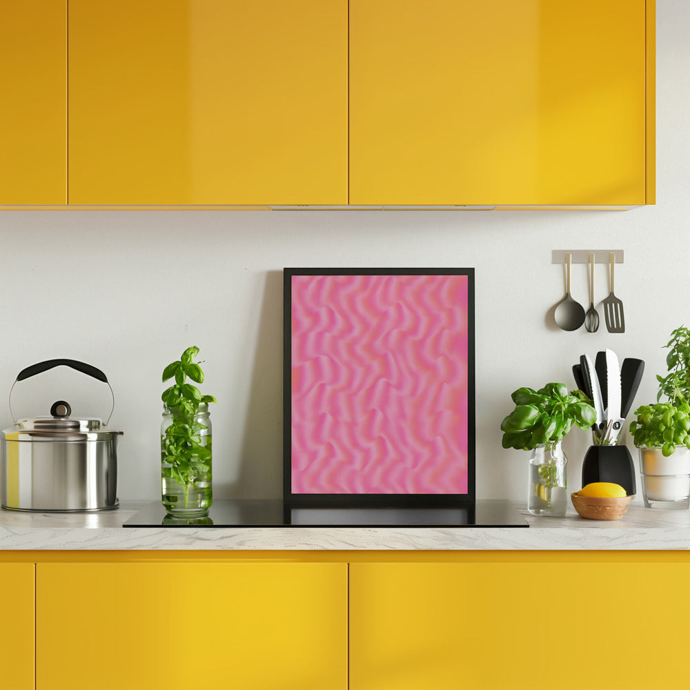 Pink Silk Pattern Poster