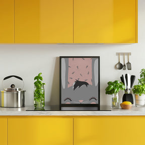 Little Bunny (pink) Poster