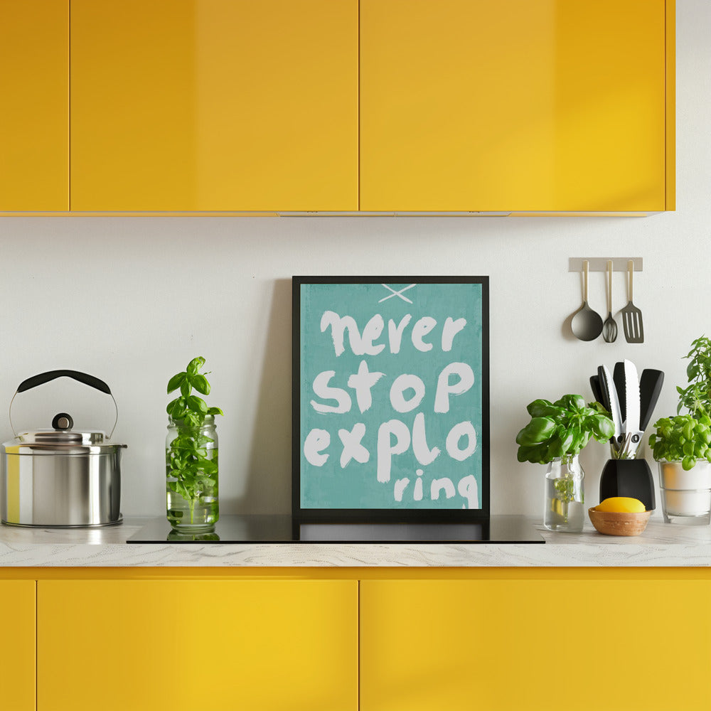 Never Stop Exploring Poster