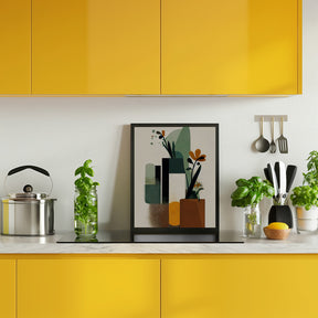 Geometric Vases Poster