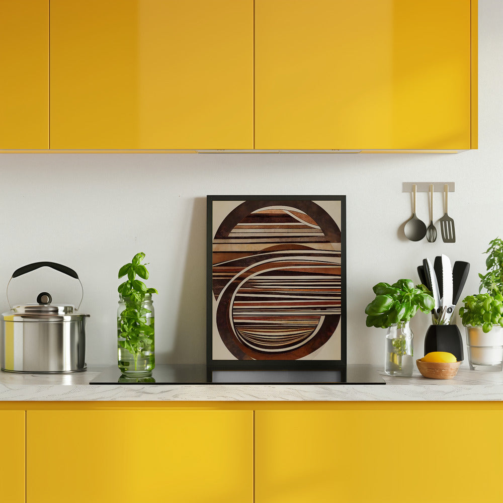 Curved Wood Poster