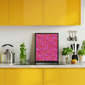 Cute Pink Flowers Poster