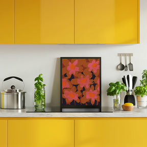 Giant Flowers Poster