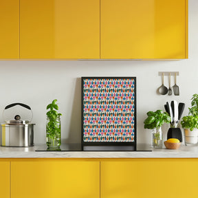 Kitchen Pattern Poster