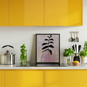 Eui vase with leaves Poster