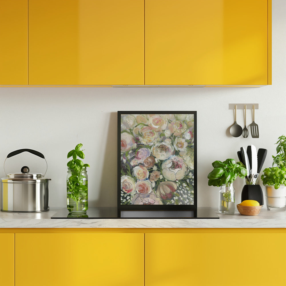 Maeve painterly florals Poster