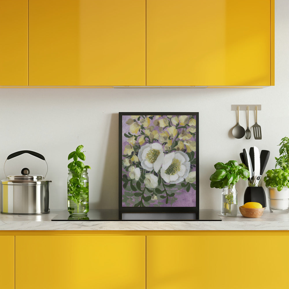 Raelynna painterly florals Poster