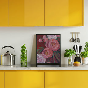 Nevaeh peonies Poster