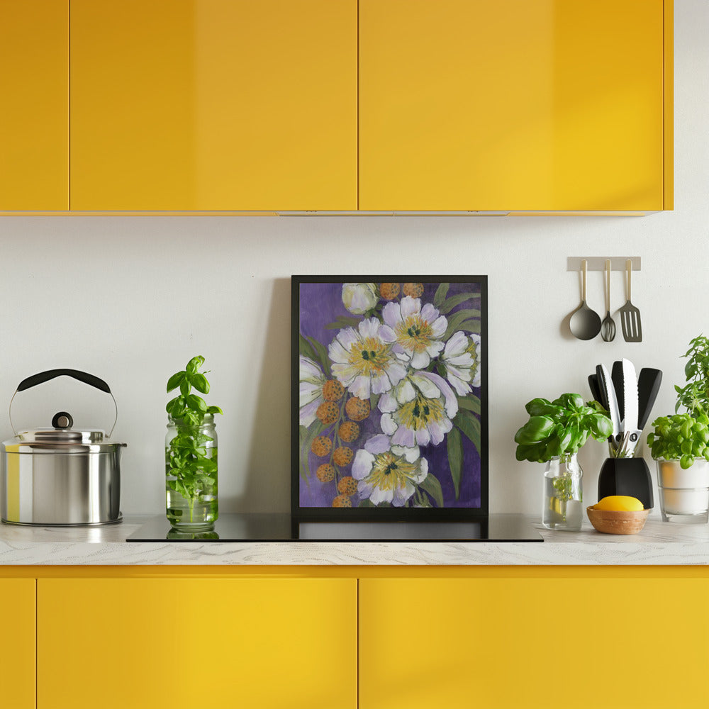 Choi painterly bouquet Poster