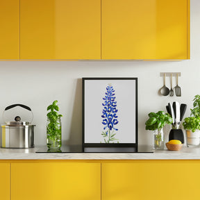 Watercolor Texas bluebonnet Poster