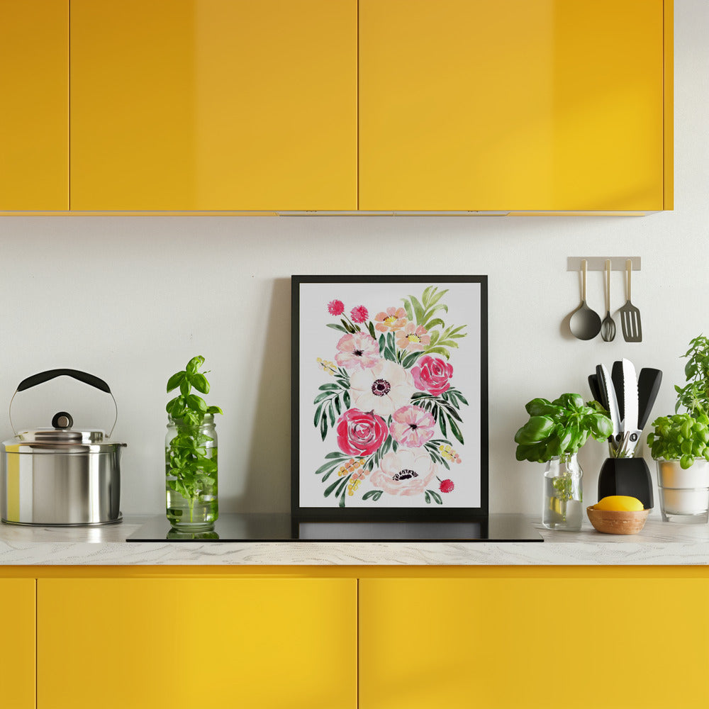 Mirja bouquet Poster