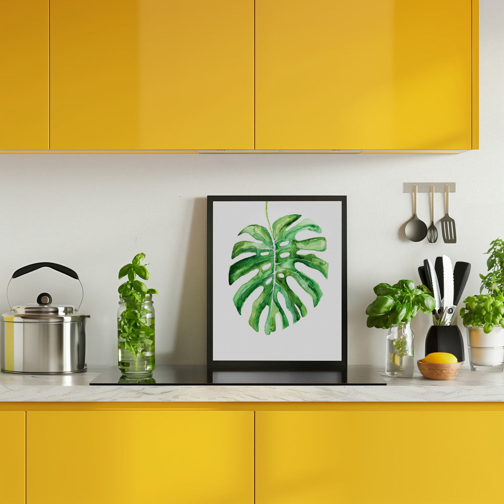 Monstera Leaf Poster