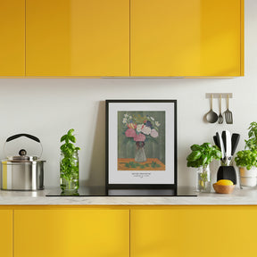 Flowers In a Vase Poster