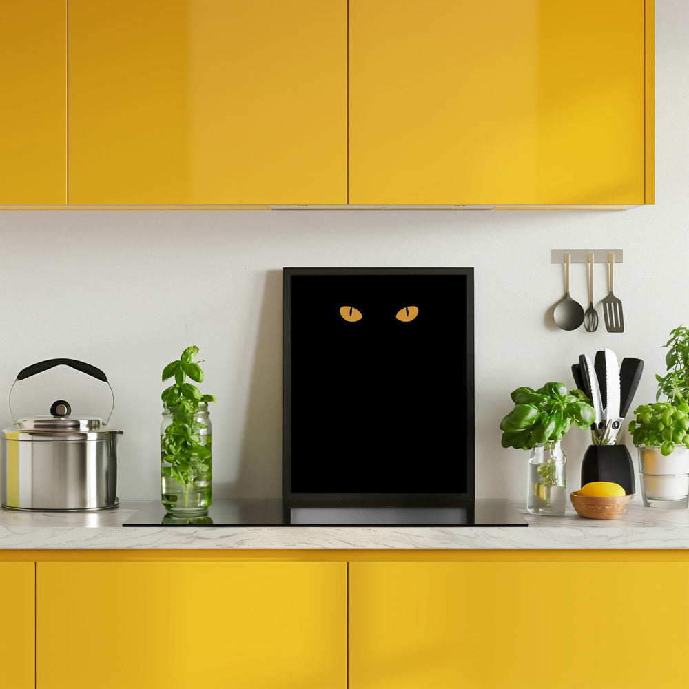 Halloween cat eyes Poster