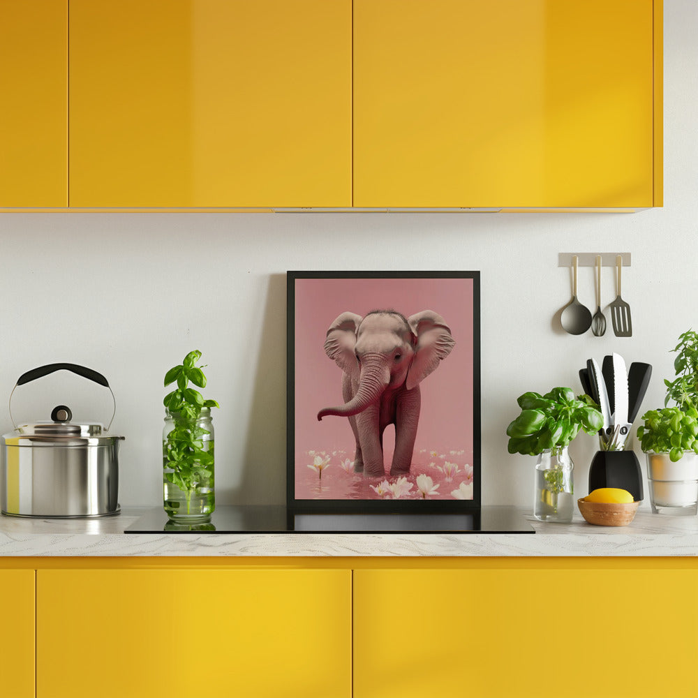 Young Elephant Poster