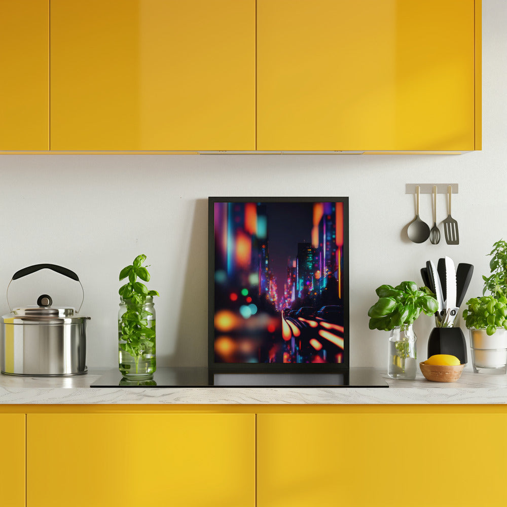 Vibrant City Poster