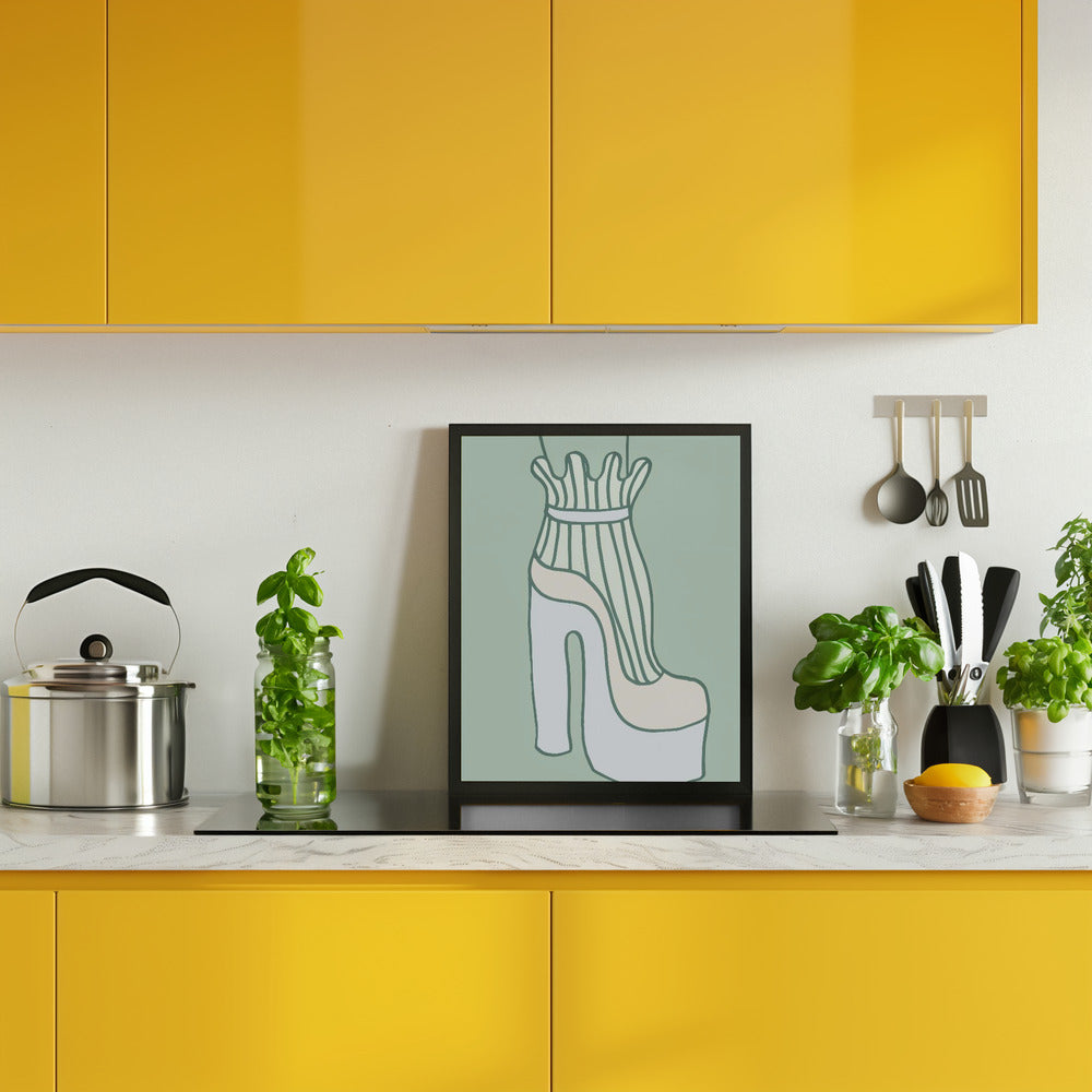 Shoe Green Poster