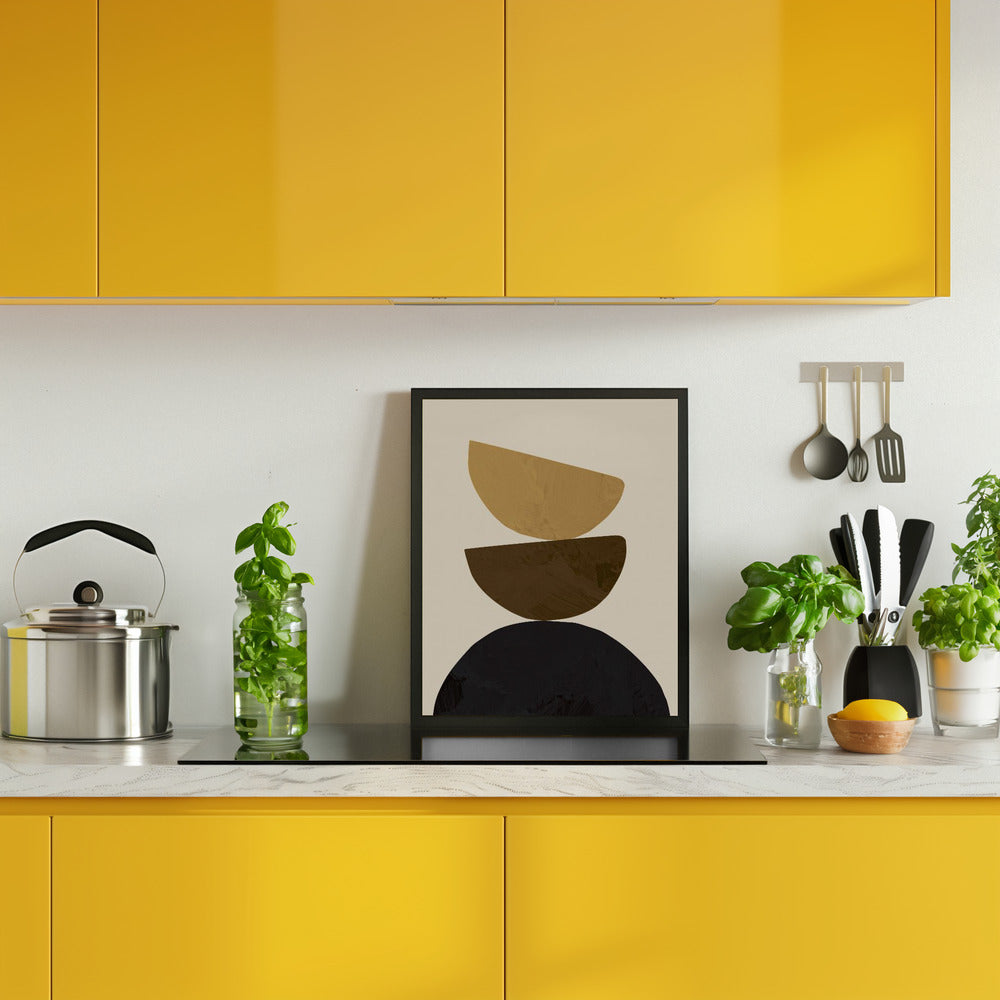 Geometrical Yellow Poster