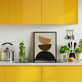 Geometrical Yellow Poster