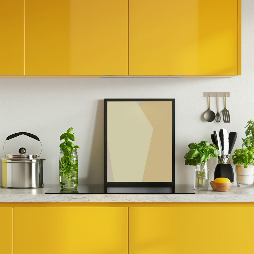 Abstract Yellow Poster