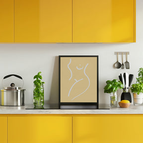 Nude Yellow Poster