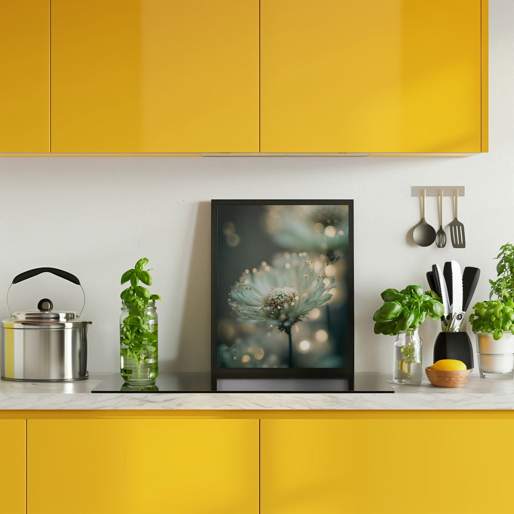 Mint Flower Poster