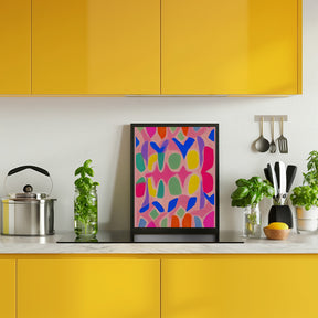 Pastel Neon  Pattern Poster