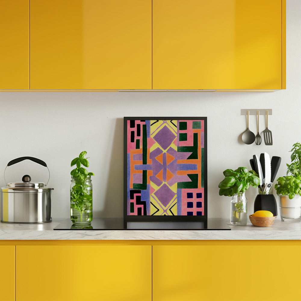 Peru Rug Pattern Poster