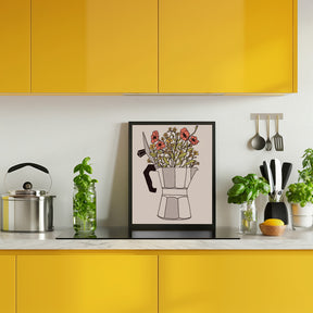 Moka Flowers Poster