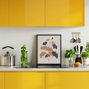 Golden Ginko Poster