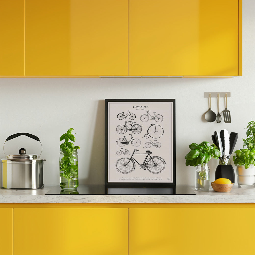 Bicyclettes Poster