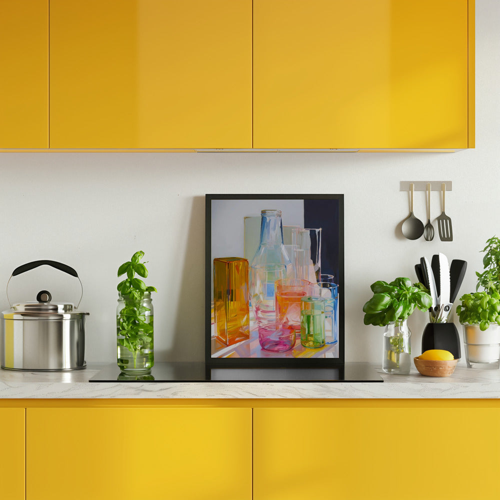 Neon Still Life No 1 Poster