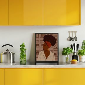 Afro puff Poster