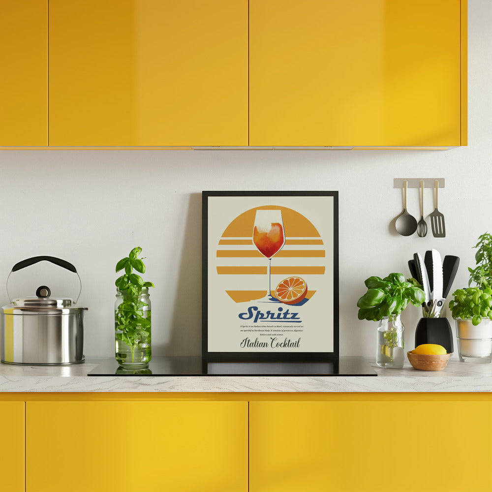 Spritz summer print Poster